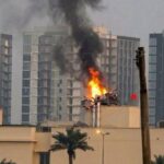 Bağdatta ABD Büyükelçiliği yerleşkesi vuruldu.